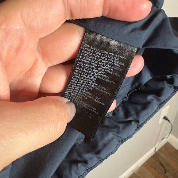 The North Face quilted jacket in Navy Blue - Picture 4 of 5